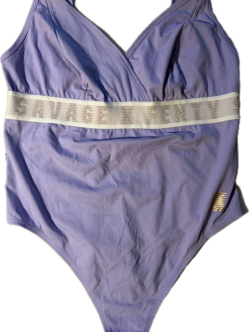 Savage X Fenty Lavender One-Piece Bodysuit 1X with Branded Band NWT